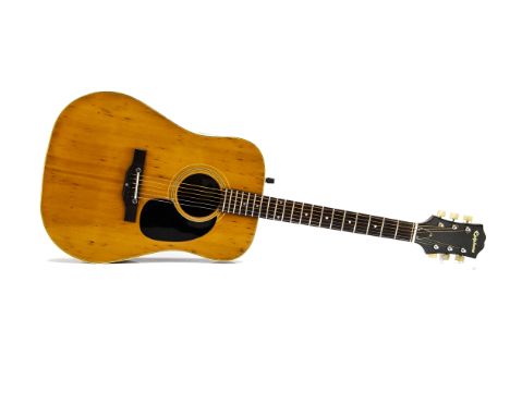 Epiphone semi-acoustic Guitar, an Epiphone semi-acoustic guitar model 6780 S/N 104663 with Piezo pickup, come in hard case, g