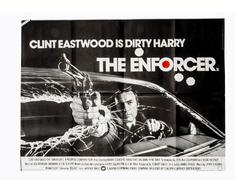 The Enforcer (1976) UK Quad poster, this being the first release version for this Clint Eastwood "Dirty Harry" film. Excellen