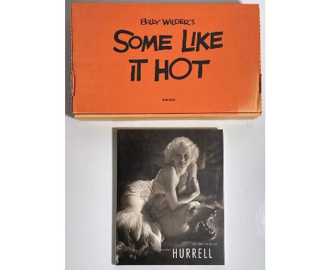 A pair of collector books on Marilyn Monroe to include Taschen published 'Some Like it Hot' in orange box, 'The Portfolios of