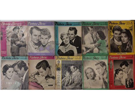 Approx 47 issue of 'Photoplay' c 1950s inc a Marilyn Monroe cover, approx 40 issues of 'Picturegoer' (similar period), approx