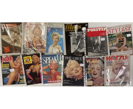 12 magazines with Marilyn Monroe covers or features - to inc original 1954 Picturegoer.