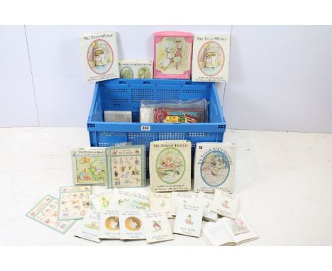 Collection of vintage Beatrix Potter books and jigsaw puzzles together with a small quantity of other childrens books 