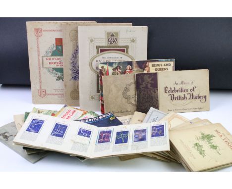 Collection of cigarette cards in albums mostly Player &amp; Sons to include Military Uniforms of the British Empire Overseas,