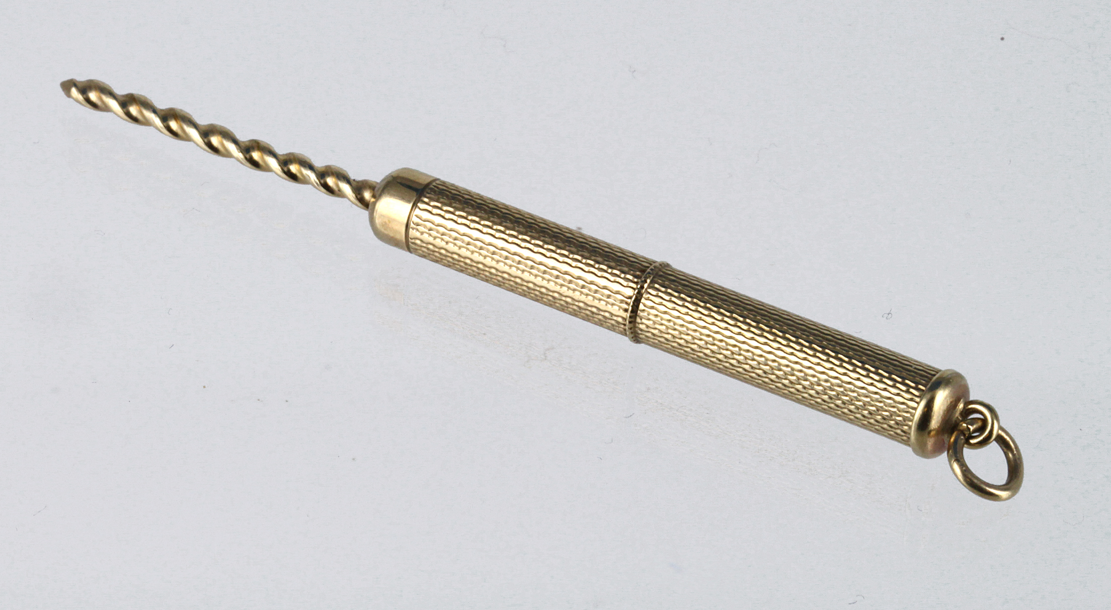 9ct Gold Propelling Pipe Cleaner weight 6.5 grams