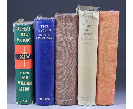 Eleven Books of Military History, including - E. L. Spears - "Liaison, 1914. A Narrative of the Great Retreat", published by 
