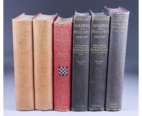 Twelve Books of Military History, including - Cuthbert Headlam - "History of the Guards Division in the Great War 1915-1918",
