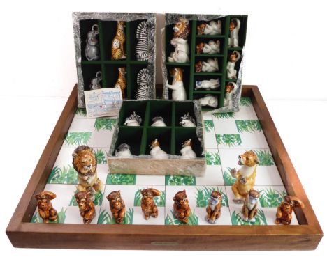 A very rare c. 1968 chess set made by Giuseppe Ronzan &amp; Sons (Italy) and retailed by Abercrombie &amp; Fitch. Titled 'Jun