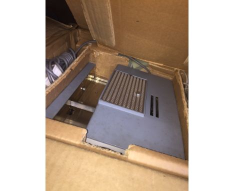 A slide projector 