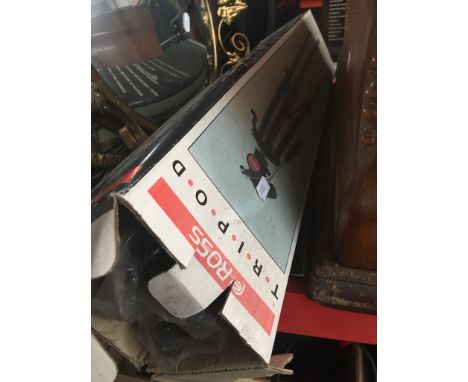 A Ross camera tripod 