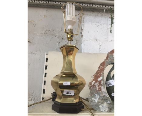 Brass table lamp 