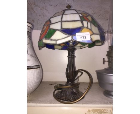 Modern leaded glass table lamp 