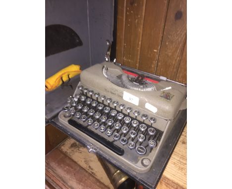 An Imperial portable typewriter 