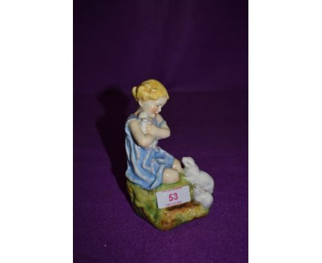 A Royal Worcester figure, My Favourite 3014
Condition Report No visible damage with puce backstamp
