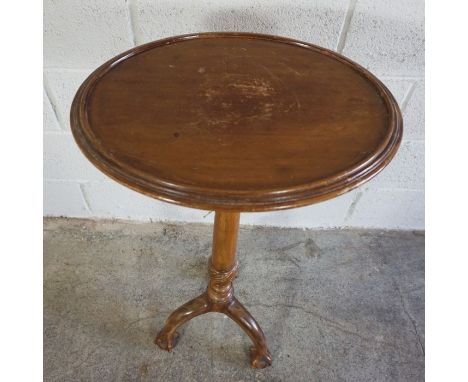 Gill &amp; Reigate of London, Mahogany Plant Stand, Raised on tripod ball and claw feet, Label to the underside, 94cm high, 4
