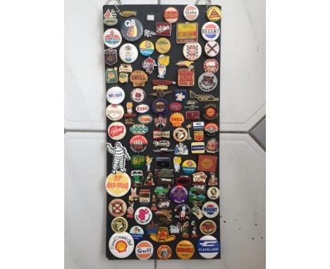 A collection of motoring badges, some enamel. 