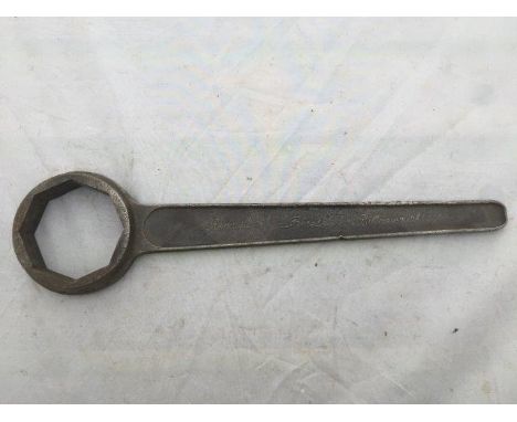 A Renault Freres ring spanner. 