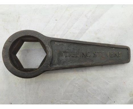 A Tilling Stevens crankshaft nut spanner. 