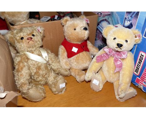 Three Steiff bears:  "Ode to Joy", "Winnie the Pooh" & "Little Gem"