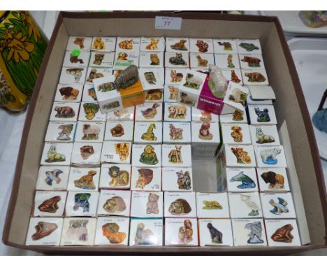 Approximately 80 Wade Whimsies in original boxes