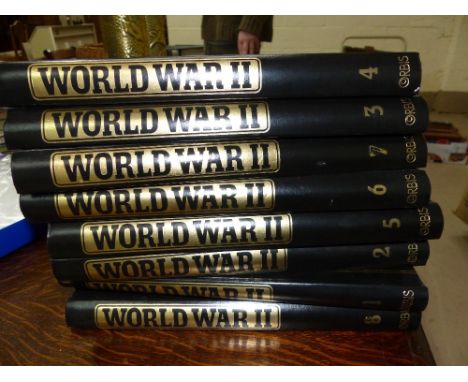 A collection of WWII magazines (full set); 3 Royal Worcester miniature dishes