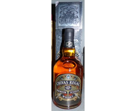 A bottle of Chivas Regal Premium Scotch Whisky, aged 12 years, 700 ml, 40% vol, boxed