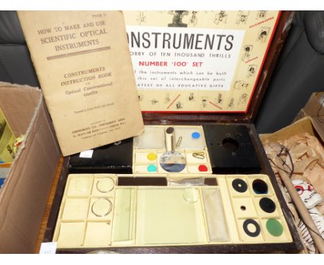 A mid 20th century Hobby Set 100:  "Scientific Optical Instruments", boxed