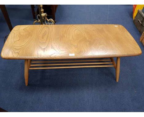 ERCOL OAK COFFEE TABLE