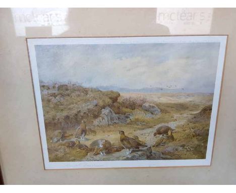 ARCHIBALD THORBURN SIGNED PRINT 37cm x 44.5cmMounted, framed and under glass