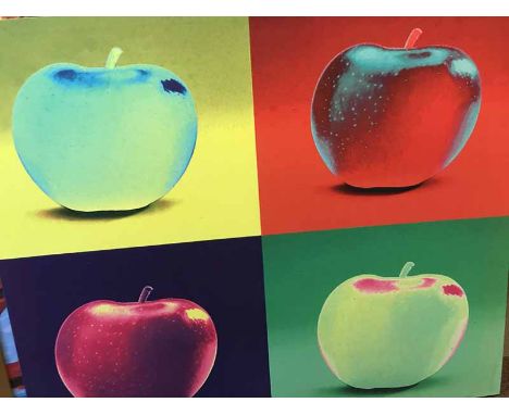 LARGE CANVAS PRINT OF FOUR APPLES 