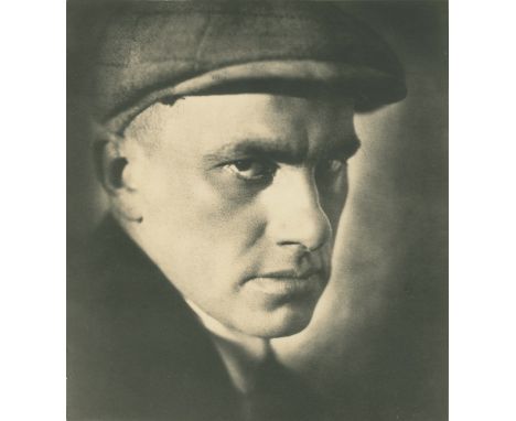  SHTERENBERG, ABRAM (1894-1979) Portrait of Vladimir Mayakovsky Gelatin silver print, 22 by 20 cm. Photographed in 1923 and p