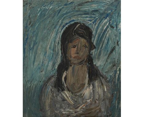 DREVIN, ALEXANDER (1889-1938) Portrait of a Woman Oil on canvas, 80.5 by 67 cm. Executed in the 1930s. Provenance: Acquired 