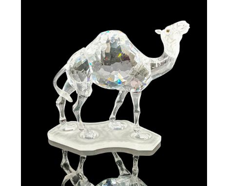 Part of the 'African Wildlife' theme group. Clear faceted body with frosted crystal on the tail and head. Swarovski marking. 
