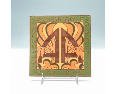 Beautiful art tile with the gorgeous glaze of the famous Van Briggle pottery studio. This tile was only available to members 