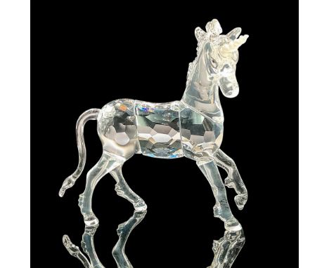 This enchanting figurine was part of the â€œFables and Talesâ€ collection. It is made from clear crystal with a frosted horn 