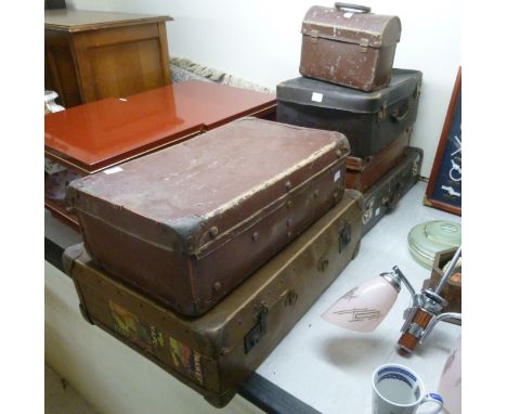 Vintage cases: to include a pressed card hide effect example  8''h  24''w         BSR