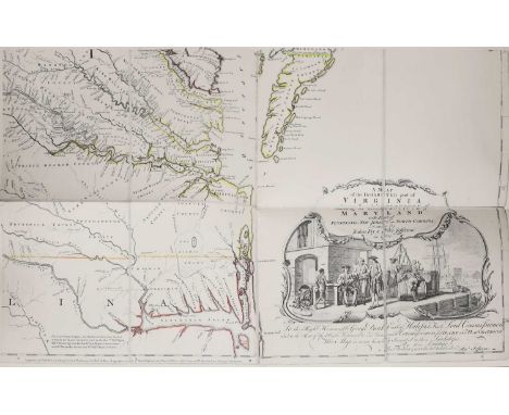 Fry & Jefferson, Map of Virginia And Maryland. Princeton University Press, Princeton, 1950, facsimile of the first edition, L