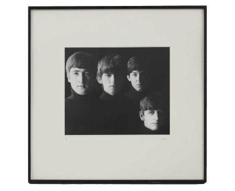 ▲ Robert Freeman (1936-2019) 'With The Beatles', 1963silver gelatin photograph, signed to the mount and numbered '11/25'25 x 