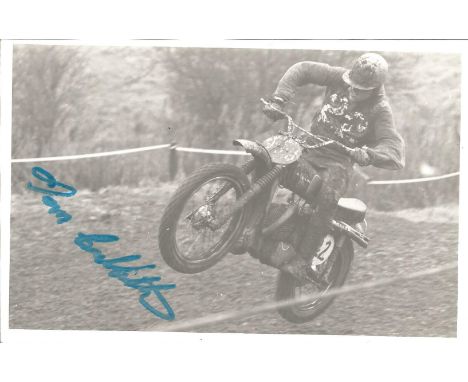 Tom Leadbitter Signed Vintage Speedway Photo. Good Condition. All signed pieces come with a Certificate of Authenticity. We c