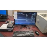 ASUS Mini PC, PN Series, c/w Monitor, KB & Mouse (HDMI) see photos for more specs)