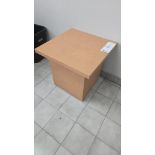 Low Melamine table, 20'' x 20''