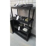 Modular PVC Shelf Unit, 35'' x 17'' x 56''H