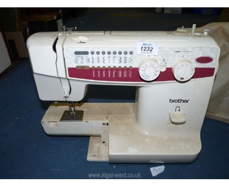 A Brother electric Sewing Machine, model XL5011 (power lead and foot control missing), a/f