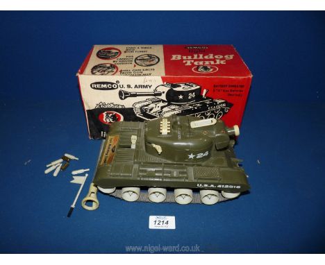 A Remco light bulldog tank (US Army). 