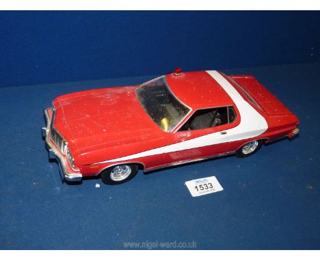 A Greenlight Collectables Starsky and Hutch 1976 Ford Gran Torino 1:18 model car, a/f