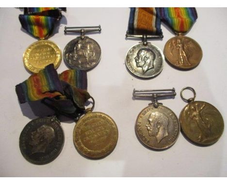 Four pairs of British War and Victorian medals inscribed 1666 A SJT C Rutland R E Kent, 29143 PTE J Dunn S LAN R, 194665 SPR 