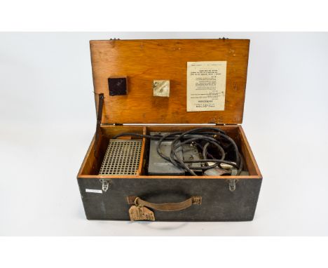 Military Interest, a military projector in original fitted case. Made by Ellis and Newton, Harrow in Middlesex.