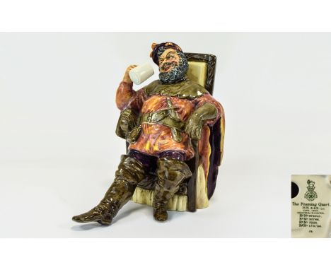 Royal Doulton Early Figurine ' The Foaming Quart ' Early Version. HN2162. Designer M. Davies, Issued 1955 - 1992. Height 6 In