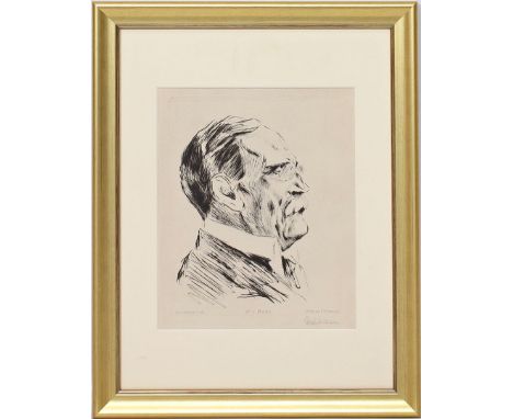 Liebermann, Max (1847 Berlin 1935) "W.v. Bode", so in der Platte betitelt, bez. Max Liebermann Rad. und Verlag von E.A. Seema