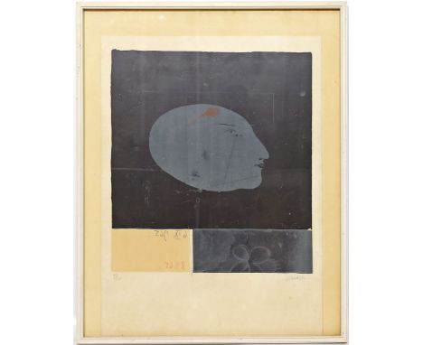Wunderlich, Paul (1927 Eberswalde- St.-Pierre-de-Vassols 2010) Profil. Lithographie, re. u. mit Bleistift sign., li. u. Ex. 7