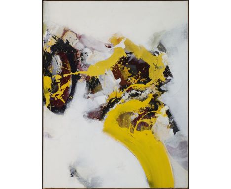 Gressl, Roger (geb. 1959 in St. Pölten) Symbiose. Mischtechnik/Lwd., u. mittig sign. und dat. (19)93. Ca. 130x 100 cm. R. 